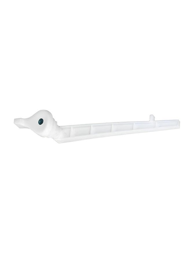 KINIK Plastic Toilet Flush Tank Lever Handle | Flush Tank Spare Part for Parryware Type | White WC Flush Handle - Image 1